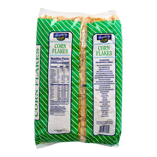 35 oz. Bag Corn Flakes Cereal - 4/Case