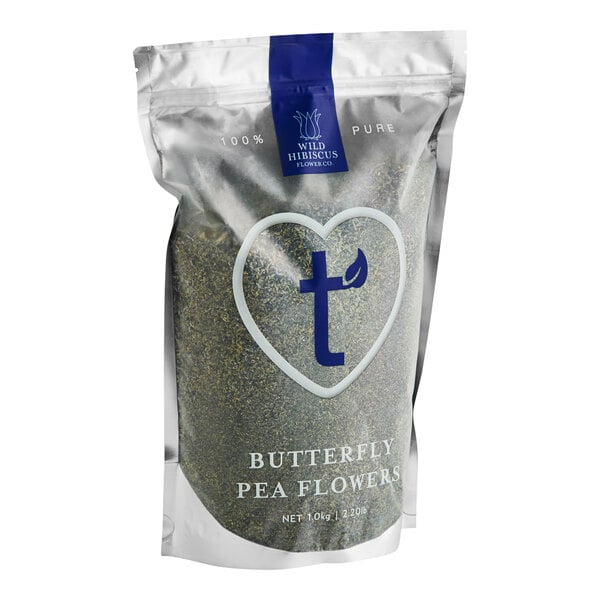 Wild Hibiscus Ground Dried Butterfly Pea Flowers 2.2 lb. (1 kg) Bag