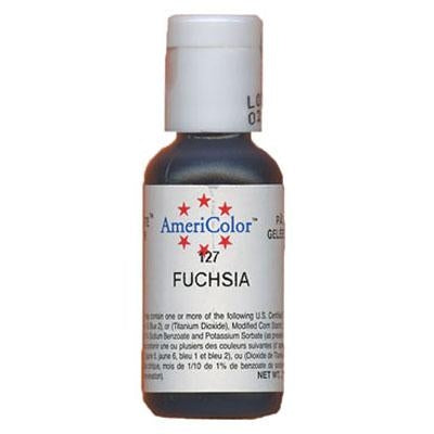 Fuchsia Soft Gel Paste Food Color - AmeriColor 127