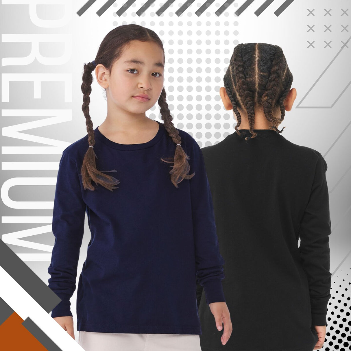 BELLA+CANVAS® Youth Jersey Long Sleeve Tee