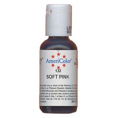 Soft Pink Soft Gel Paste Food Color - AmeriColor 132