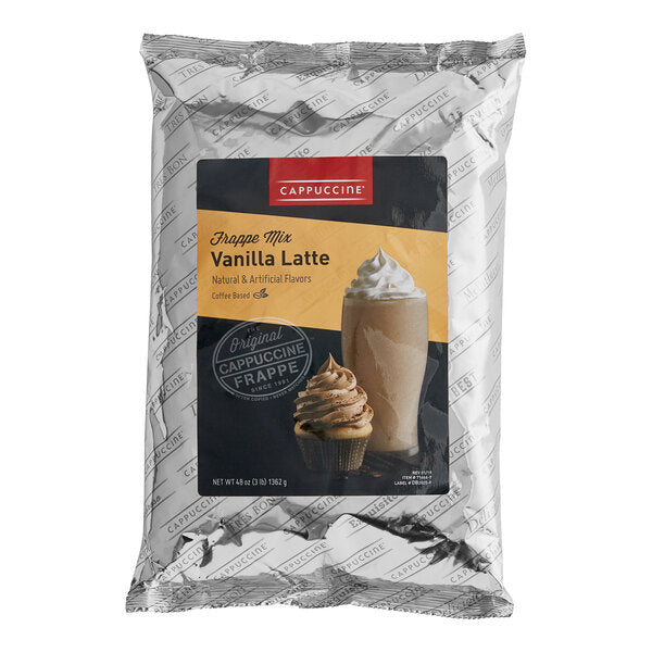 Cappuccine Vanilla Latte Frappe Mix 3 lb.