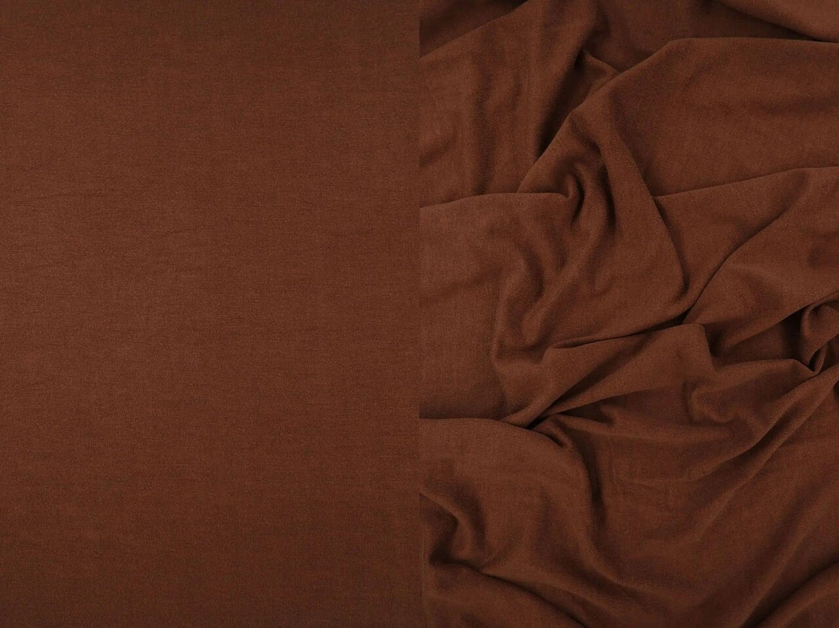 1 Yard Vortex Washed Jersey Solid Fabric, 58/60'' Wide Rayon Spandex Blend