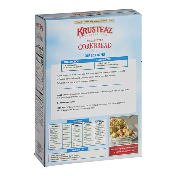Krusteaz Professional 5 lb. Homestyle Cornbread Mix - 6/Case