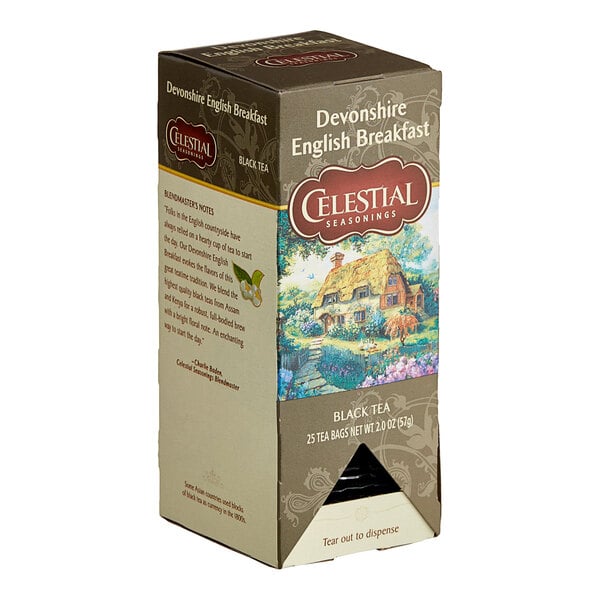 Celestial Seasonings Devonshire English Breakfast Black Tea Bags - 25/Box