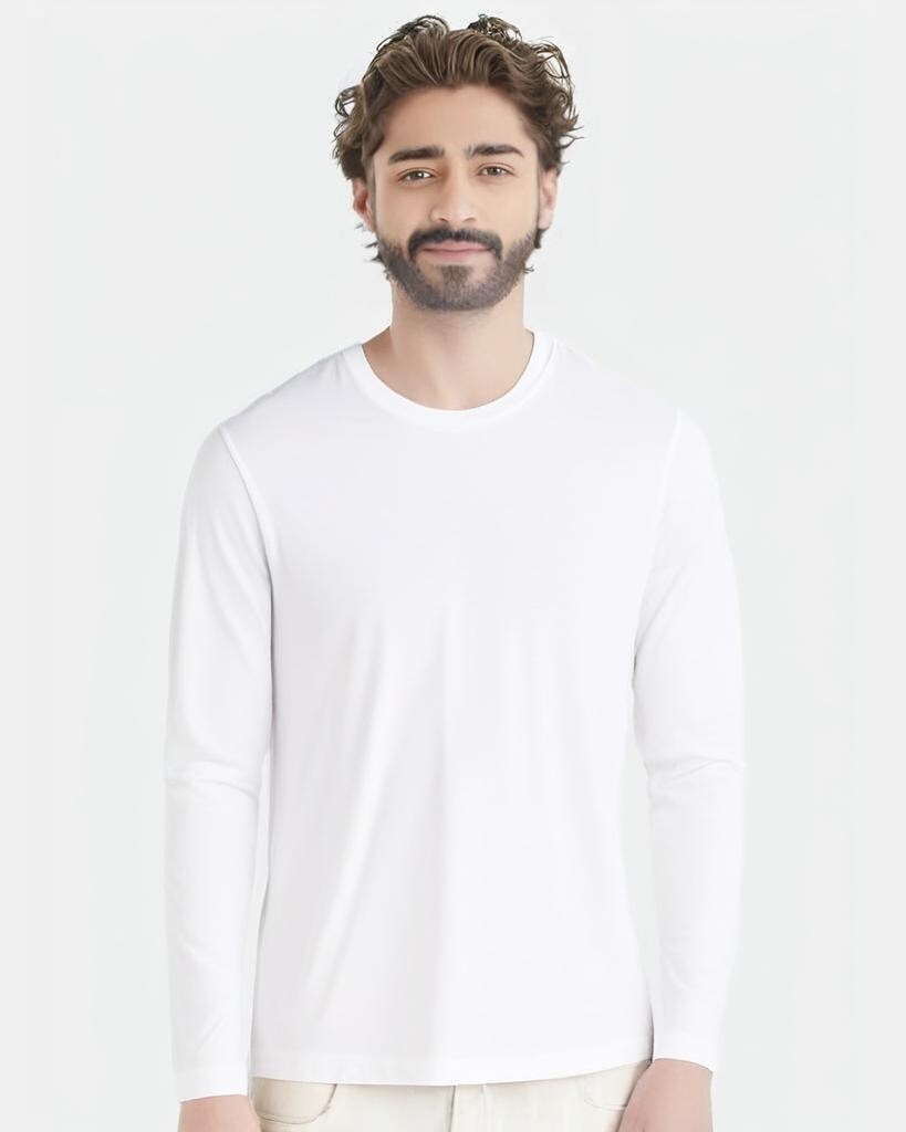 Next Level® Cotton Long Sleeve Crewneck T-Shirt