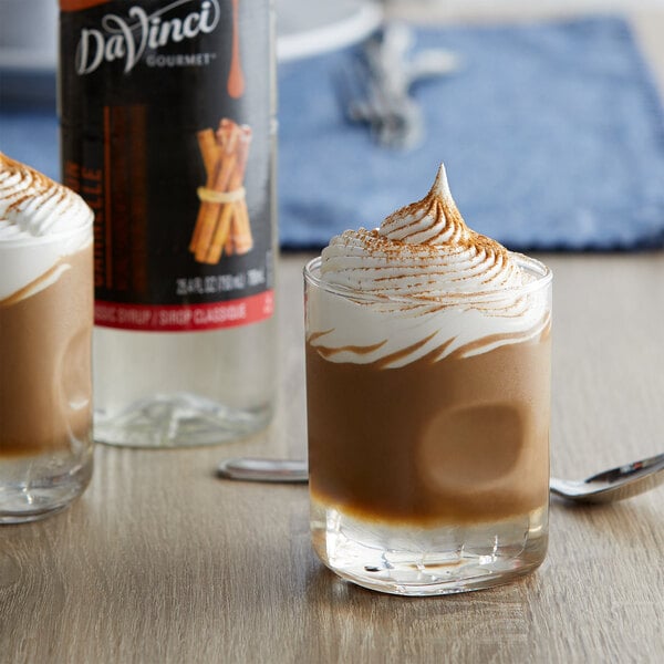 DaVinci Gourmet Classic Cinnamon Flavoring Syrup 750 mL - 4/Case