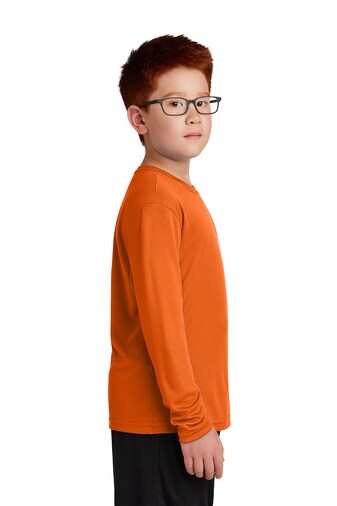 Sport-Tek® Crewneck Long Sleeve T-Shirt for Youth