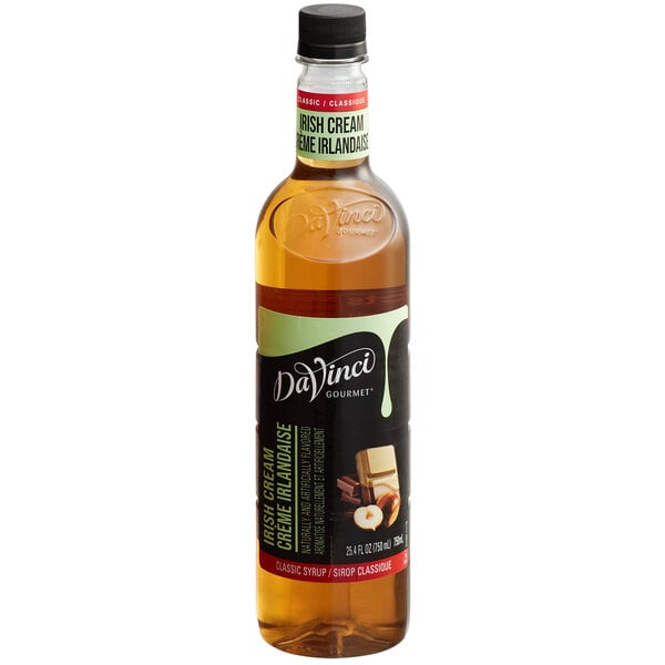 DaVinci Gourmet Classic Irish Cream Flavoring Syrup 750 mL - 4/Case