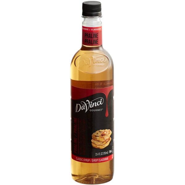 DaVinci Gourmet Classic Praline Flavoring Syrup 750 mL - 4/Case