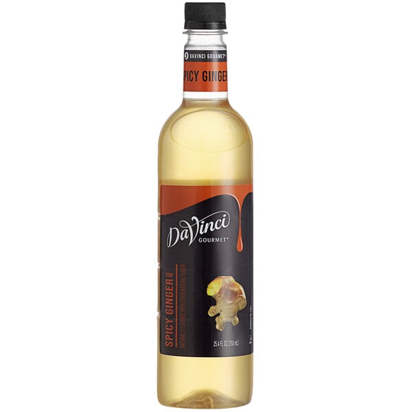 DaVinci Gourmet Classic Spicy Ginger Flavoring Syrup 750 mL - 4/Case