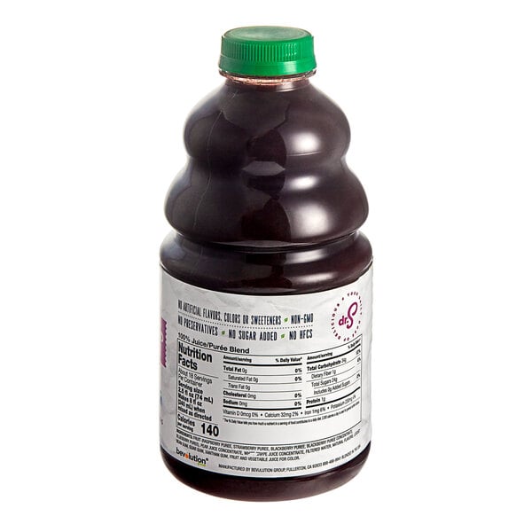 Dr. Smoothie 100% Crushed Four Berry Fruit Smoothie Mix 46 fl. oz. - 6/Case