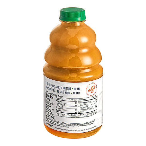 Dr. Smoothie 100% Crushed Orange Tangerine Fruit Smoothie Mix 46 fl. oz. - 6/Case