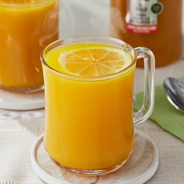 SHOTT Turmeric, Lemon, Ginger, and Honey Real Fruit Concentrated Flavoring Syrup 1 Liter - 6/Case