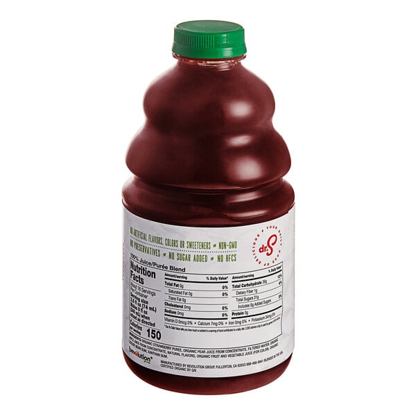 Dr. Smoothie Organic Strawberry Fruit Smoothie Mix 46 fl. oz. - 6/Case
