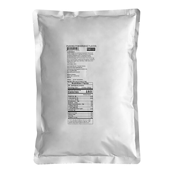 Fanale Egg Pudding Powder Mix 2.2 lb. - 20/Case