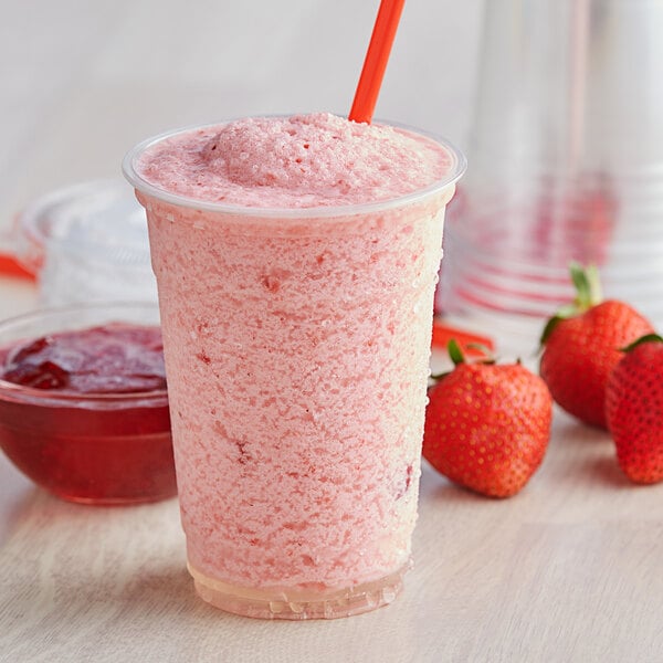 Bossen Strawberry Fruit Jam / Smoothie Paste 10 lb. - 4/Case