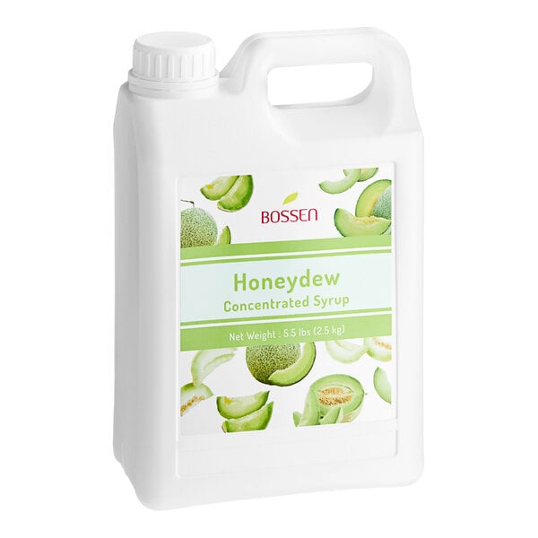 Bossen Honeydew Concentrated Syrup 64 fl. oz. - 6/Case