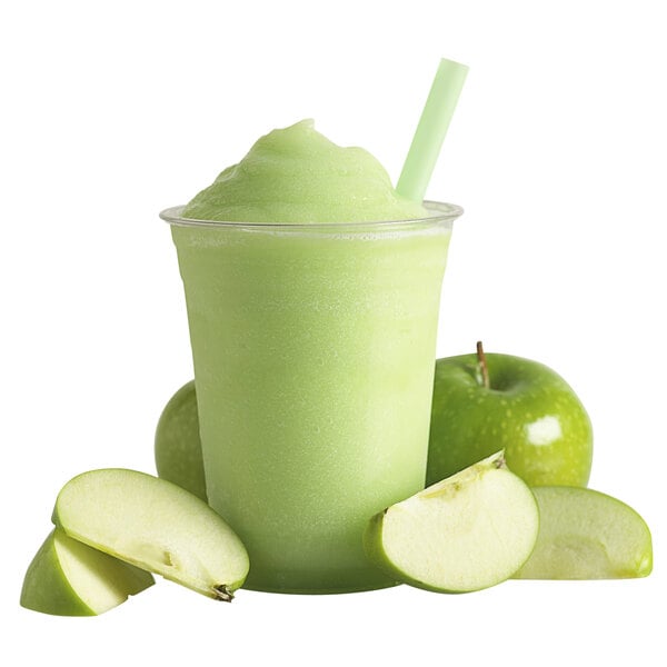 Torani 64 fl. oz. Green Apple Fruit Smoothie Mix - 6/Case