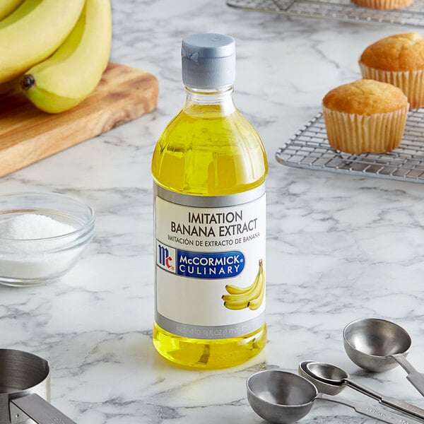 McCormick Culinary 16 fl. oz. Imitation Banana Extract - 6/Case