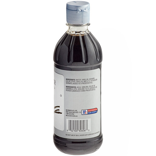 McCormick Culinary Imitation Vanilla 16 fl. oz. - 6/Case