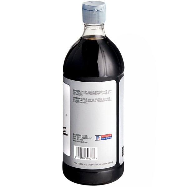 McCormick Culinary Imitation Vanilla 32 fl. oz. - 6/Case