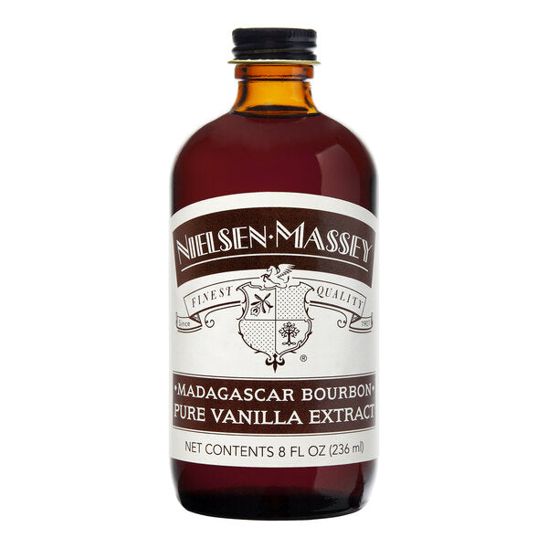 Nielsen-Massey 8 fl. oz. Madagascar Bourbon Vanilla Extract - 8/Case