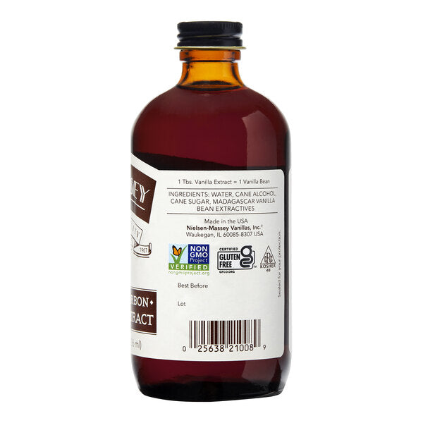 Nielsen-Massey 8 fl. oz. Madagascar Bourbon Vanilla Extract - 8/Case