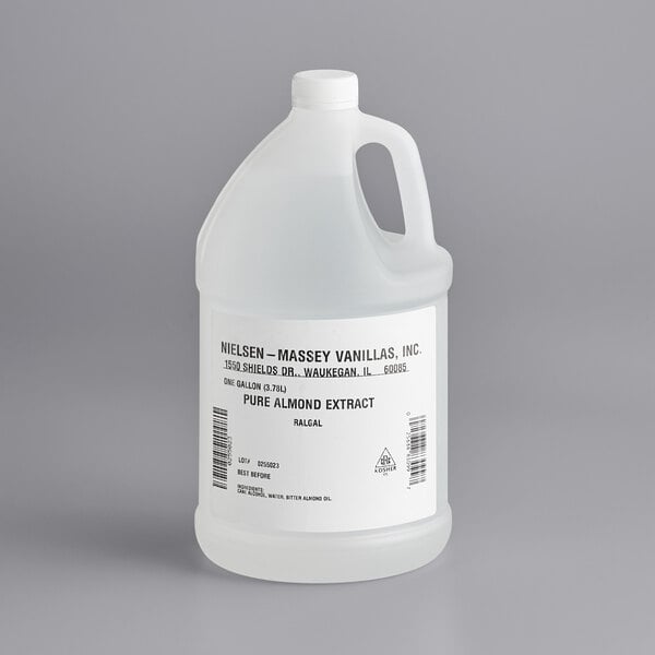 Nielsen-Massey 1 Gallon Pure Almond Extract - 4/Case