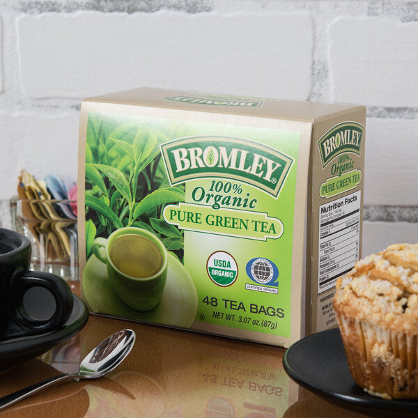 Bromley Organic Green Tea Bags - 576/Case
