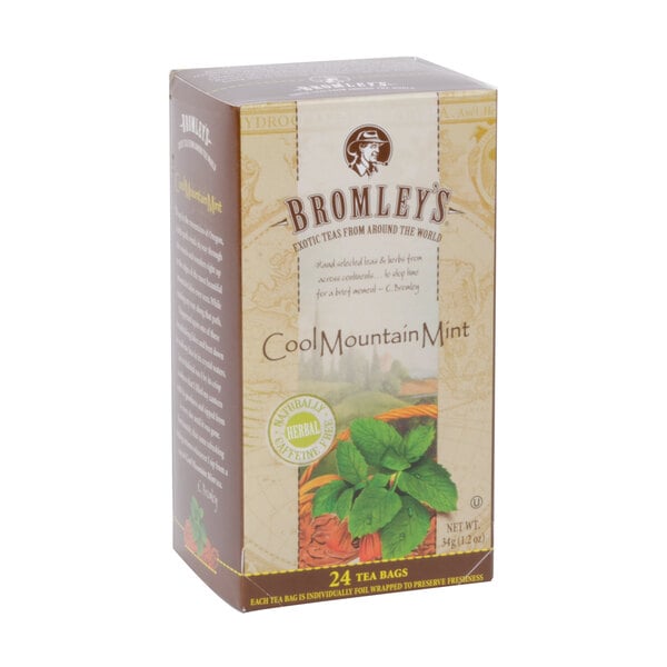 Bromley Exotic Cool Mountain Mint Herbal Tea - 144/Case