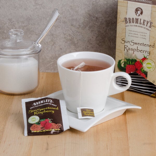 Bromley Exotic Sun Sweetened Raspberry Herbal Tea - 144/Case