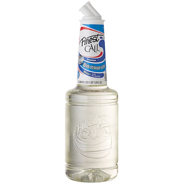 Finest Call Premium Lite Bar / Simple Syrup 1 Liter - 4/Case