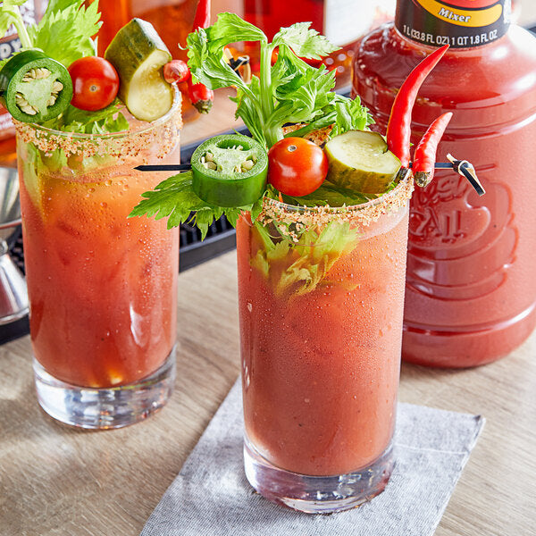 Finest Call 1 Liter Extra Spicy Bloody Mary Mix - 12/Case