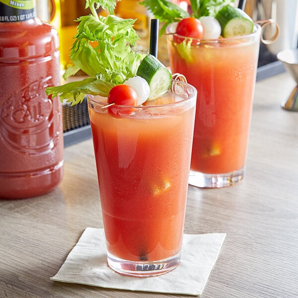 Finest Call 1 Liter Zesty Bloody Mary Mix - 12/Case