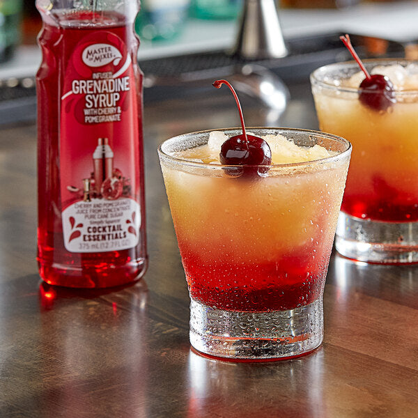 Master of Mixes 375 mL Grenadine Syrup - 12/Case