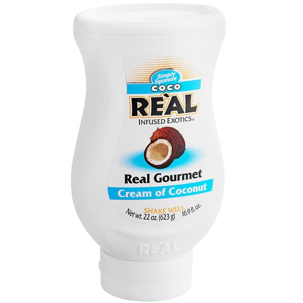 Real Cream of Coconut Infused Syrup 16.9 fl. oz. - 12/Case