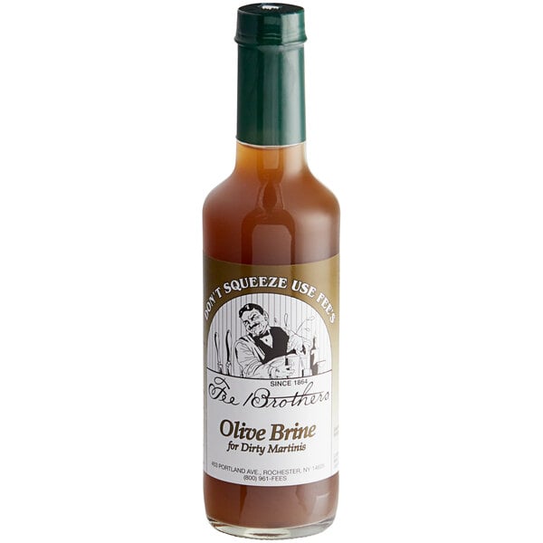 Fee Brothers 12.7 fl. oz. Olive Juice Brine - 12/Case