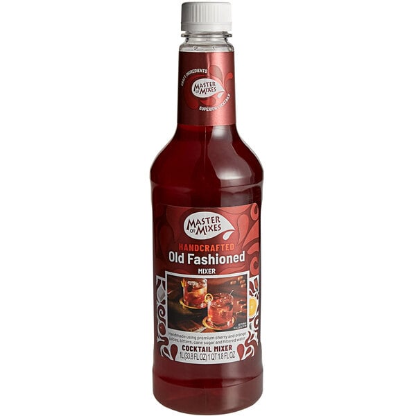 Master of Mixes 1 Liter Old Fashioned Mix - 12/Case