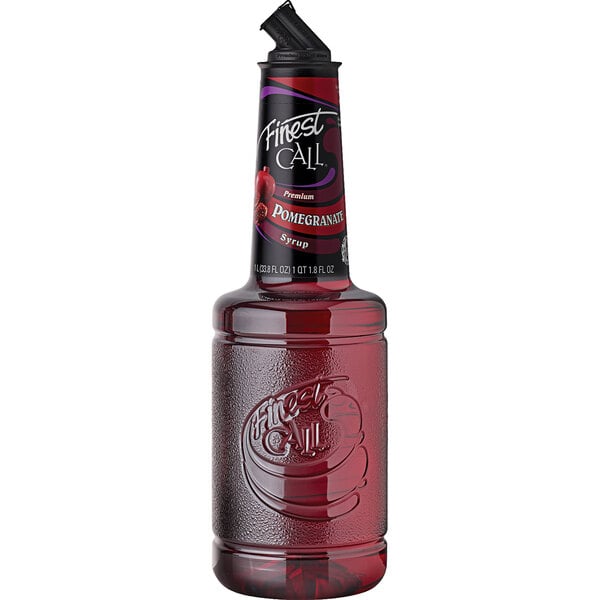 Finest Call 1 Liter Premium Pomegranate Syrup - 12/Case