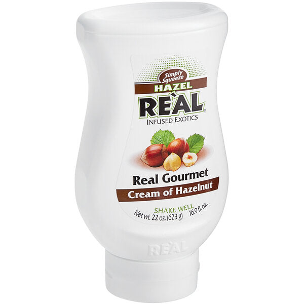 Real Cream of Hazelnut Infused Syrup 16.9 fl. oz. - 6/Case