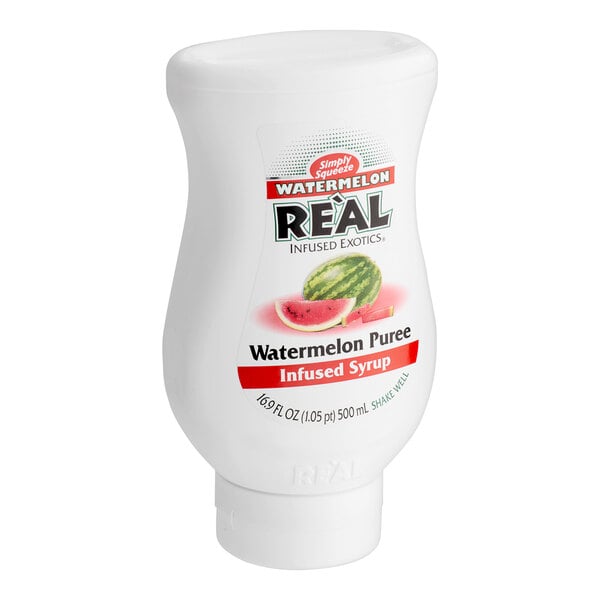 Real Watermelon Puree Infused Syrup 16.9 fl. oz. - 6/Case