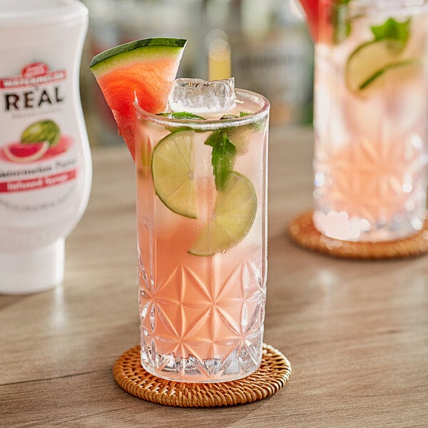 Real Watermelon Puree Infused Syrup 16.9 fl. oz. - 6/Case
