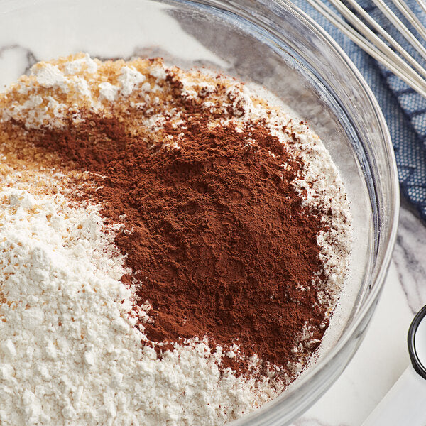 Guittard 22-24% Fat Cocoa Rouge Dutched Cocoa Powder 5 lb. - 2/Case