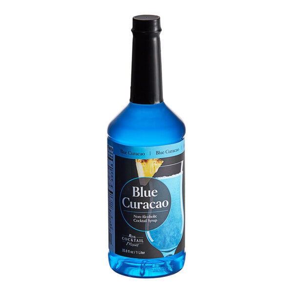 Regal Cocktail 1 Liter Blue Curacao Syrup - 6/Case