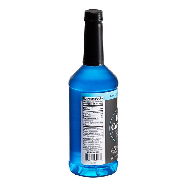 Regal Cocktail 1 Liter Blue Curacao Syrup - 6/Case