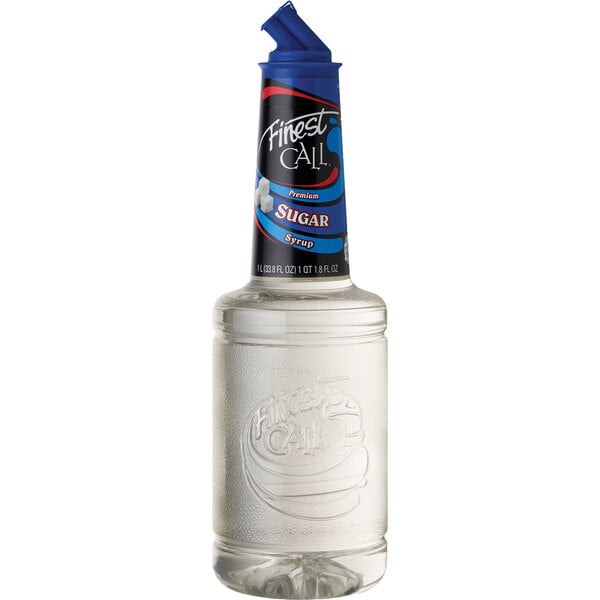 Finest Call Premium Sugar / Simple Syrup 1 Liter - 12/Case