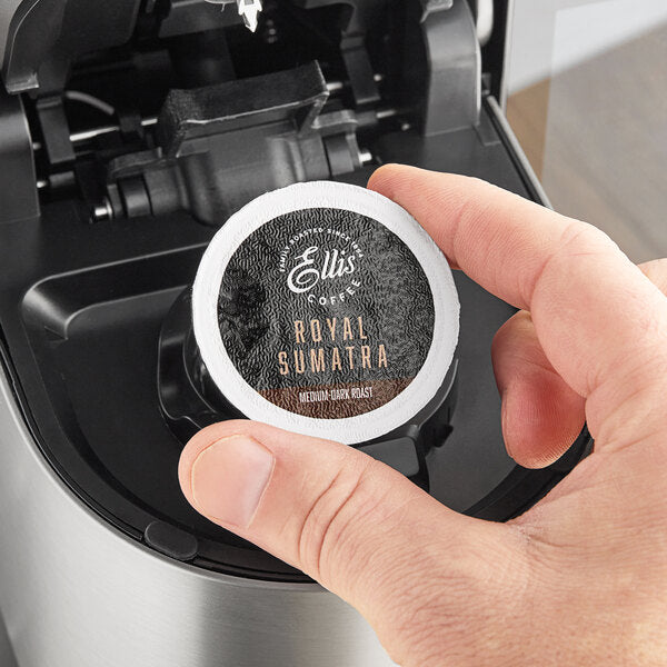 Ellis Mezzaroma Royal Sumatra Coffee Single Serve Cups - 96/Case