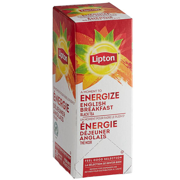 Lipton English Breakfast Tea Bags - 168/Case