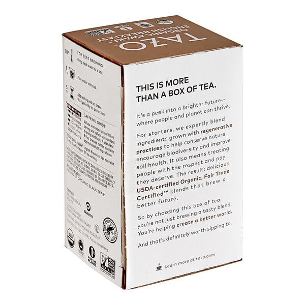 Tazo Organic Awake English Breakfast Tea Bags - 96/Case